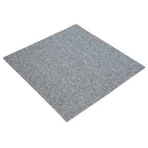 vidaXL T&aelig;ppeflise Lysegr&aring; 50 x 50 cm 20 pcs PP og Bitumen