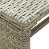 vidaXL sofabord 70x40x38 cm polyrattan beige