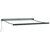 vidaXL Markiseramme Antracit 300 x 250 cm Aluminium