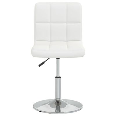 vidaXL spisebordsstol kunstlæder hvid