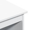 vidaXL Bord Hvid 112 x 50 x 75 cm Massivt fyrretr&aelig;