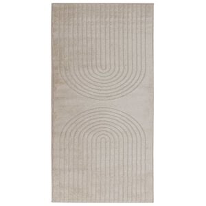vidaXL Indend&oslash;rs t&aelig;ppe GALATI Beige 150 x 80 cm Polyester
