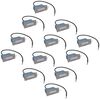 vidaXL fors&aelig;nket LED-trappelys 12 stk. 44x111x56 mm