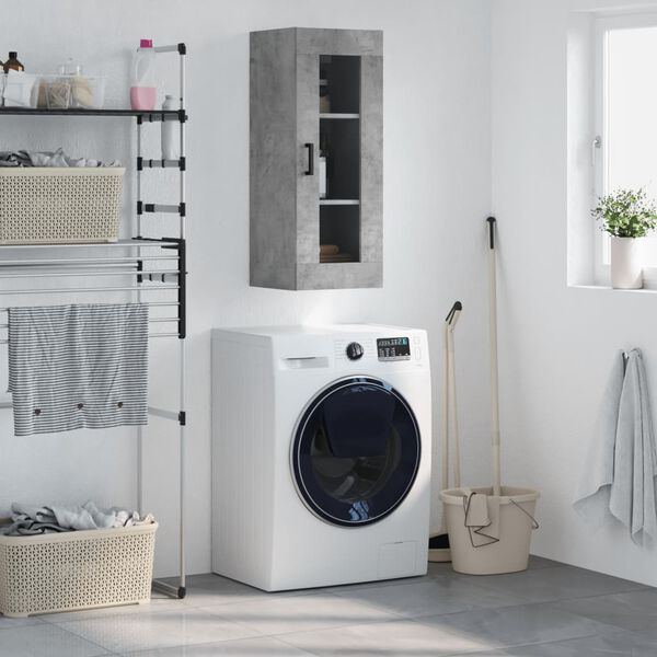 vidaXL v&aelig;gskab 34,5x34x90 cm betongr&aring;