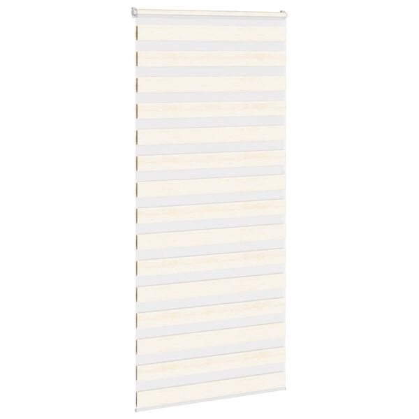 vidaXL zebragardin marmorbeige 100x230 cm stofbredde 95,9 cm polyester