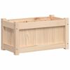 vidaXL plantekasse 60x31x31 cm massivt fyrretræ
