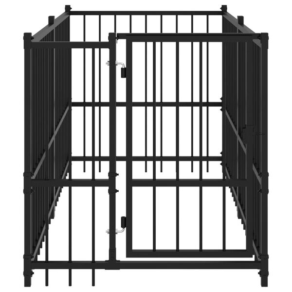 vidaXL hundeg&aring;rd 193,5x97x100 st&aring;l