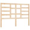 vidaXL sengeg&aelig;rde 126x4x104 cm massivt fyrretr&aelig;