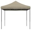 vidaXL Party Tent Gr&aring;brun 292 x 292 x 315 cm Oxford stof