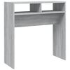 vidaXL konsolbord 78x30x80 cm konstrueret tr&aelig; gr&aring; sonoma-eg