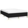 vidaXL sengeramme uden madras 140x200 cm stof sort