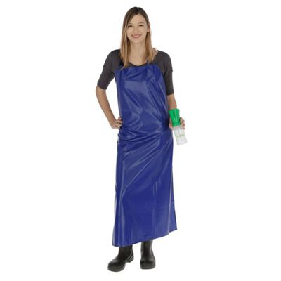Kerbl malke- og vaskeforklæde syntetisk blå 125x100 cm 15151