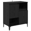 vidaXL Sideboard Sort eg 60 x 35 x 70 cm Konstrueret tr&aelig;