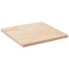 vidaXL bordplade 90x90x2,5 cm firkantet massivt fyrretr&aelig;