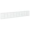 vidaXL gabionkurv med cover 1000x50x150 cm galvaniseret jern