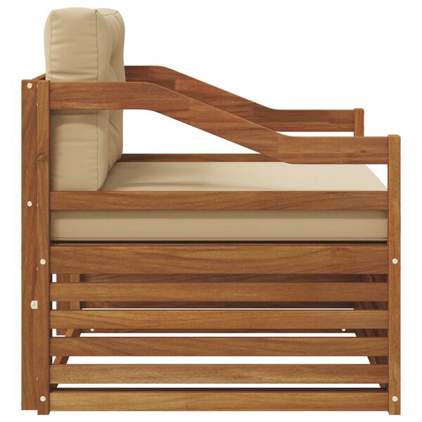 vidaXL Udend&oslash;rs sofagruppe Massivt Akacietr&aelig; Naturfarvet