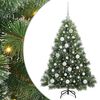 vidaXL Kunstigt juletr&aelig; Gr&oslash;n 120 cm PE og PVC