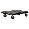 vidaXL transportvogn 58x38x12 cm PP sort