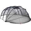 vidaXL Pooltelt Dome 640 x 432 x 205 cm Med net Transparent