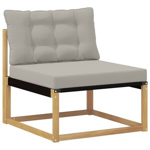 vidaXL Udend&oslash;rs Mellem Sofa med pude Hvid 79 x 83 x 73 cm st&aring;l