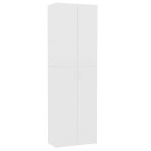 vidaXL kontorskab 60x32x190 cm konstrueret tr&aelig; hvid