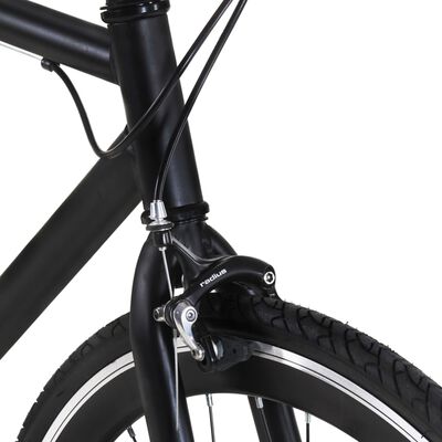 vidaXL cykel 1 gear 700c 55 cm sort