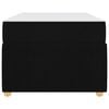 vidaXL Sengestel med madras Sort 80 x 200 cm Stof