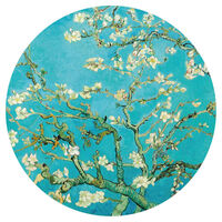 WallArt tapetcirkel Almond Blossom 190 cm