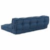 vidaXL Palle Sofa Pude 2 pcs Indigo 120 x 80 x 38 cm Stof