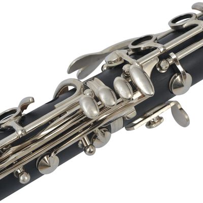 vidaXL klarinet med blødt etui 17 klapper Bb