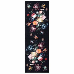 vidaXL K&oslash;kken t&aelig;ppe Sort 180 x 60 cm Fl&oslash;jl