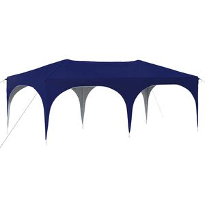 vidaXL Pop-up Festtelt Bl&aring; 575 x 288 x 245 cm Oxford stof