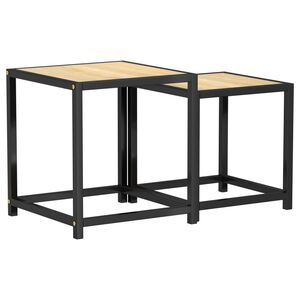 vidaXL sideborde 2 stk. MDF sonoma-eg