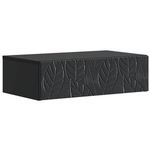 vidaXL V&aelig;gh&aelig;ngt Sideskab Sort 59 x 34,5 x 17 cm Konstrueret tr&aelig;