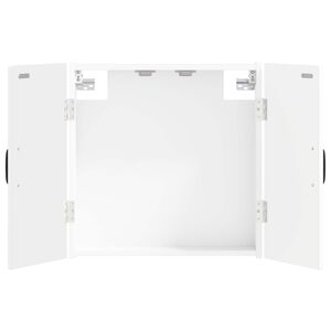 vidaXL Dartboard Skab HOORN Hvid 52,5 x 10,5 x 53,5 cm Konstrueret tr&aelig;