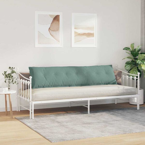 vidaXL Rygpude Havgr&oslash;n 200 x 50 cm Velourstof