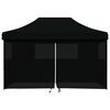vidaXL Party Tent Sort 292 x 440 x 315 cm Oxford stof