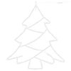 vidaXL Julelys juletræssilhuet 2 stk 50 LED'er varm hvid