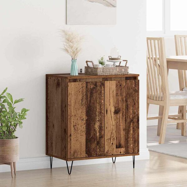 vidaXL Sideboard Gammelt tr&aelig; 60 x 35 x 70 cm Konstrueret tr&aelig;