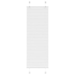 vidaXL Pliss&eacute;gardin Hvid 40x100 cm Stofbredde 39,4 cm Polyester