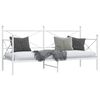 vidaXL daybed uden madras 75x190 cm stål hvid