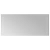 vidaXL LED badev&aelig;relsesspejl Transparent 90 x 40 cm h&aelig;rdet glas