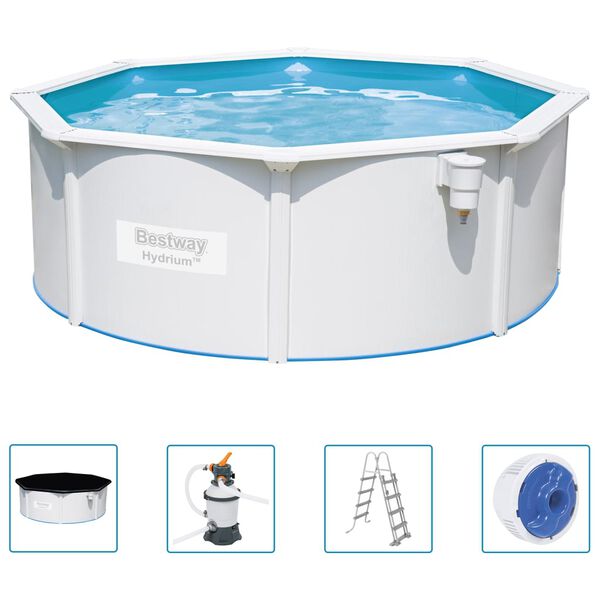 Bestway Hydrium fritst&aring;ende pool 360x120 cm rund