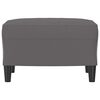 vidaXL fodskammel 60x50x41 cm kunstlæder grå