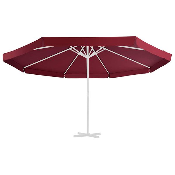 vidaXL udskiftningsdug til parasol 515 cm bordeaux