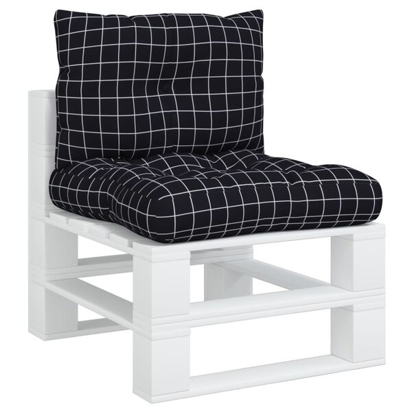 vidaXL pallehynder 2 stk. oxfordstof ternet sort