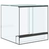 vidaXL Terrarium med opbevaring Transparent 30 x 30 x 30 cm Glas