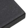 vidaXL Parasolfod Sort 45 x 45 x 45 cm Granit