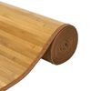 vidaXL gulvt&aelig;ppe 100x100 cm rektangul&aelig;r bambus naturfarvet