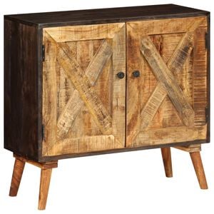 vidaXL sk&aelig;nk i massivt mangotr&aelig; 85 x 30 x 75 cm